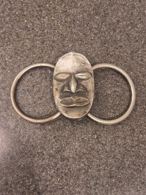 Vintage MCM Mask Belt Buckle